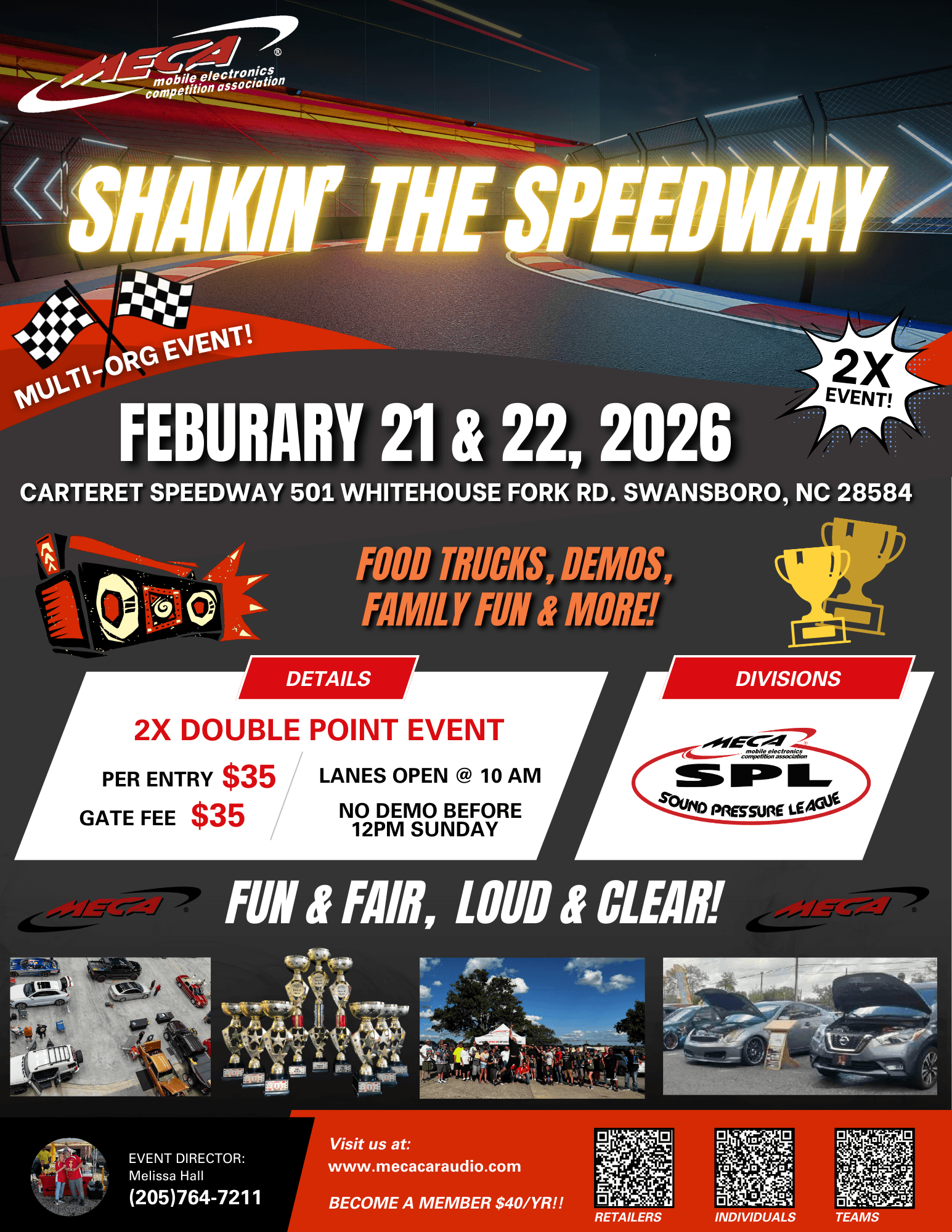Shakin' The Speedway Flyer