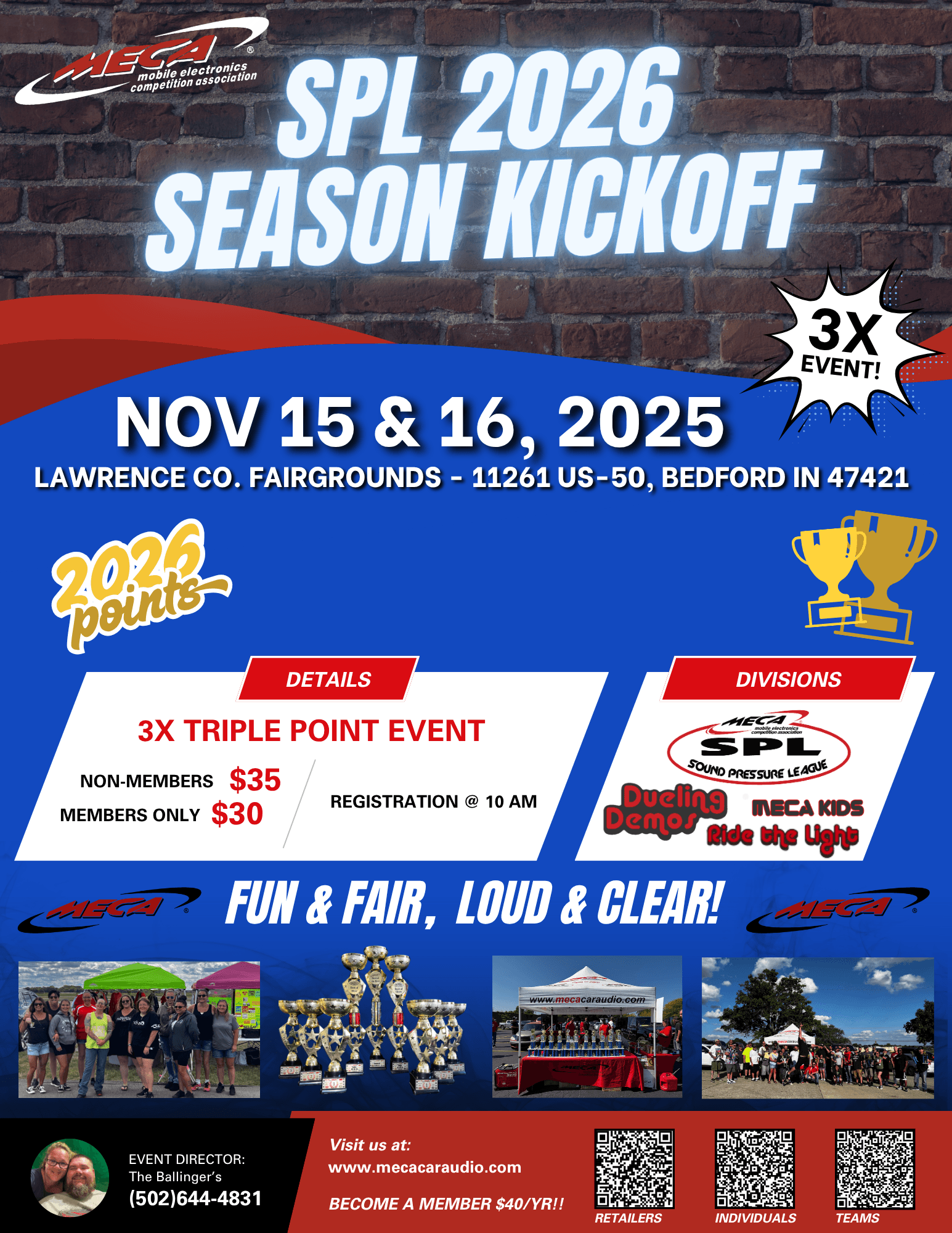 SPL 2026 SEASON KICKOFF Flyer