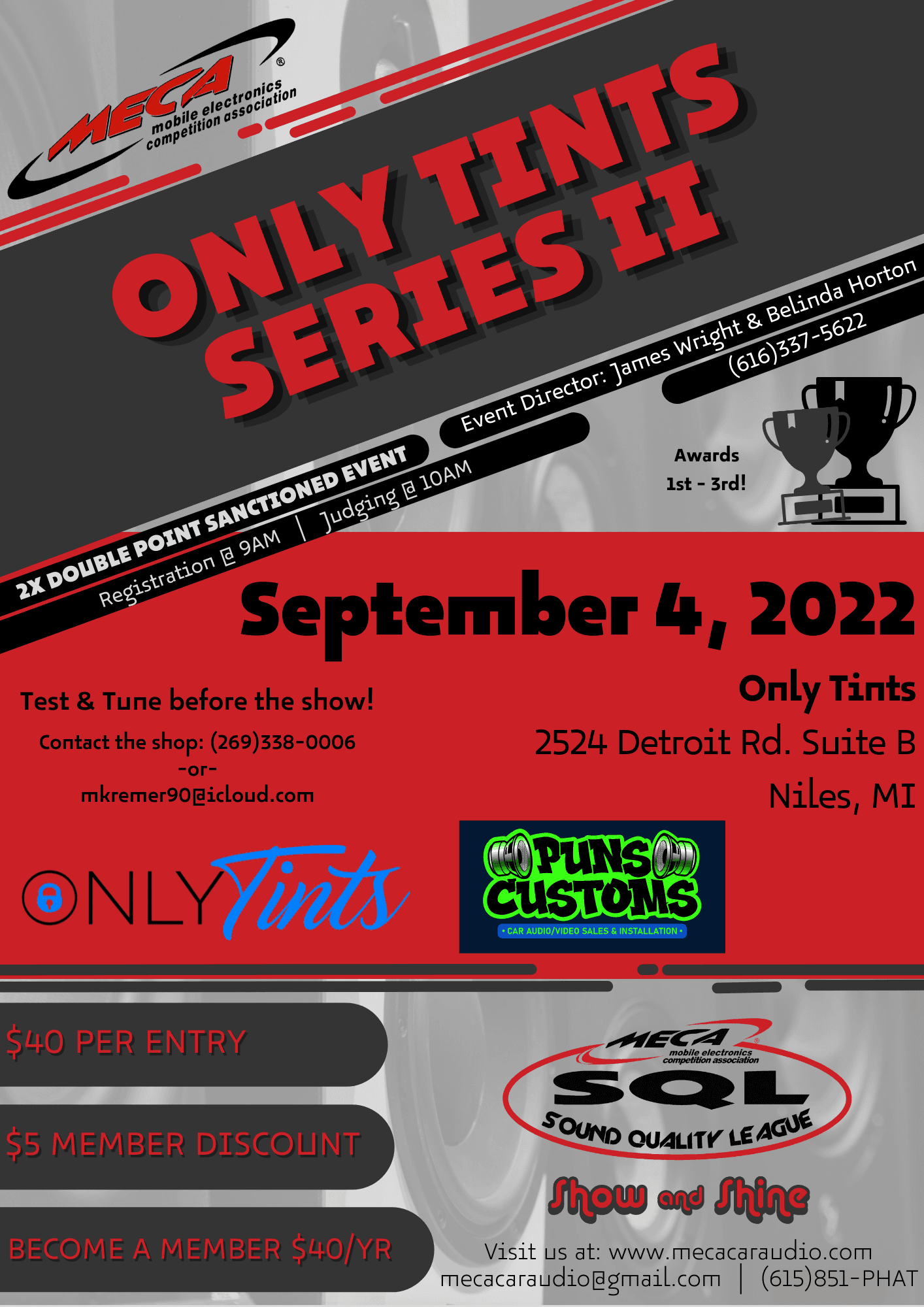 Only Tints Series II Flyer