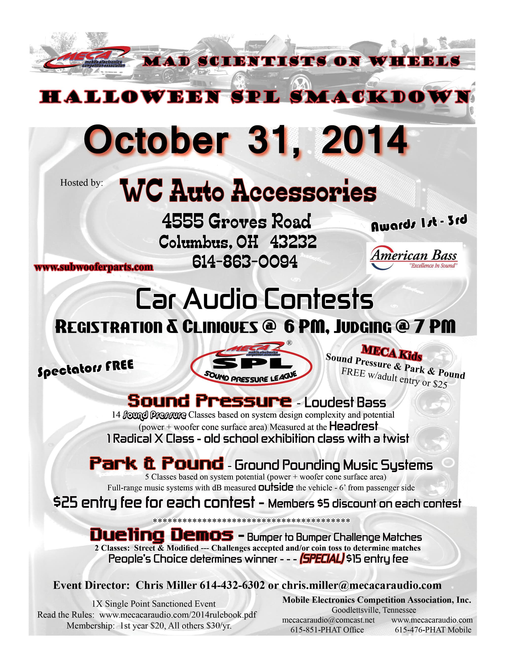 Halloween SPL Smackdown Flyer