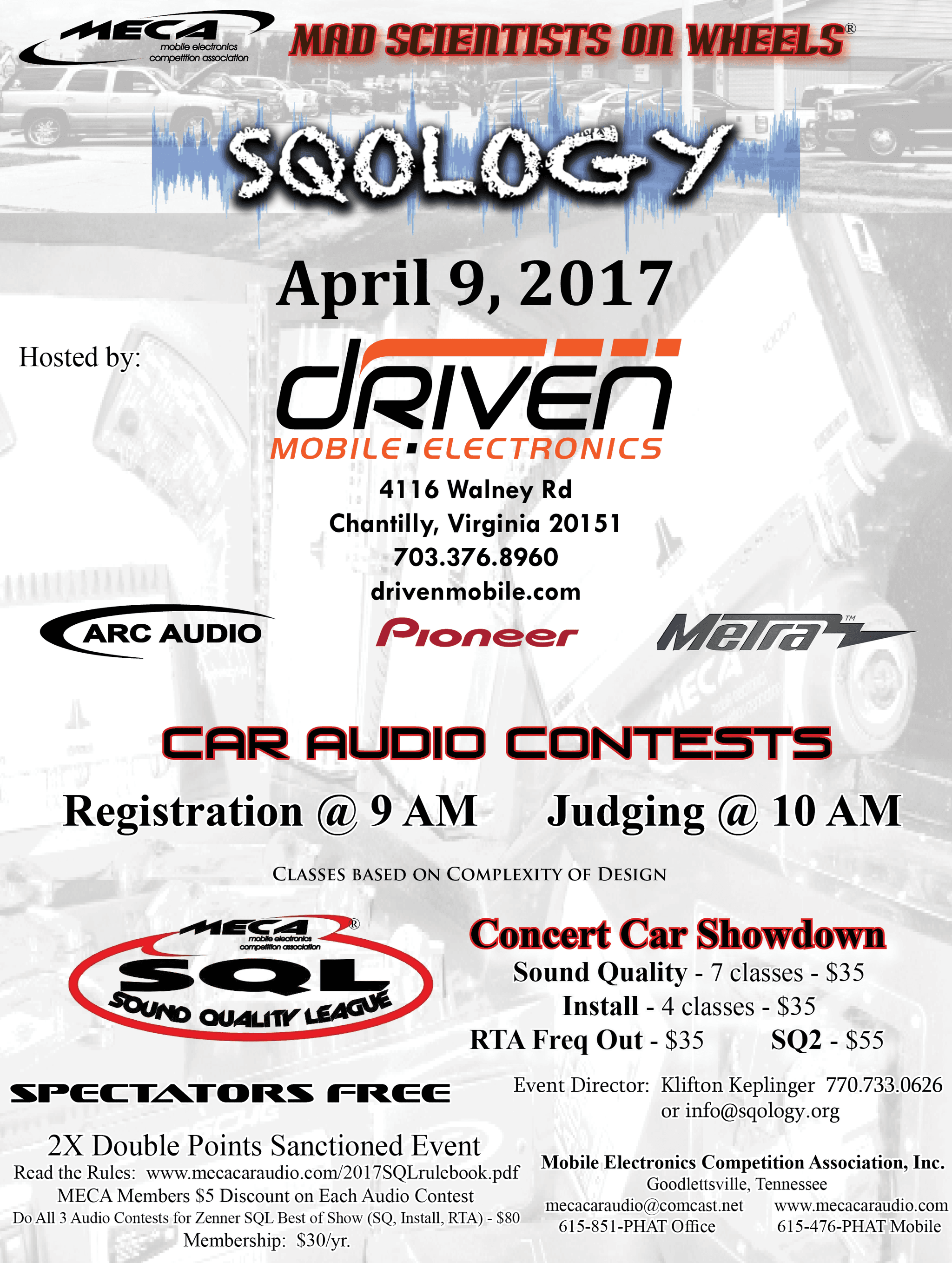 SQOLOGY Driven Series I Flyer
