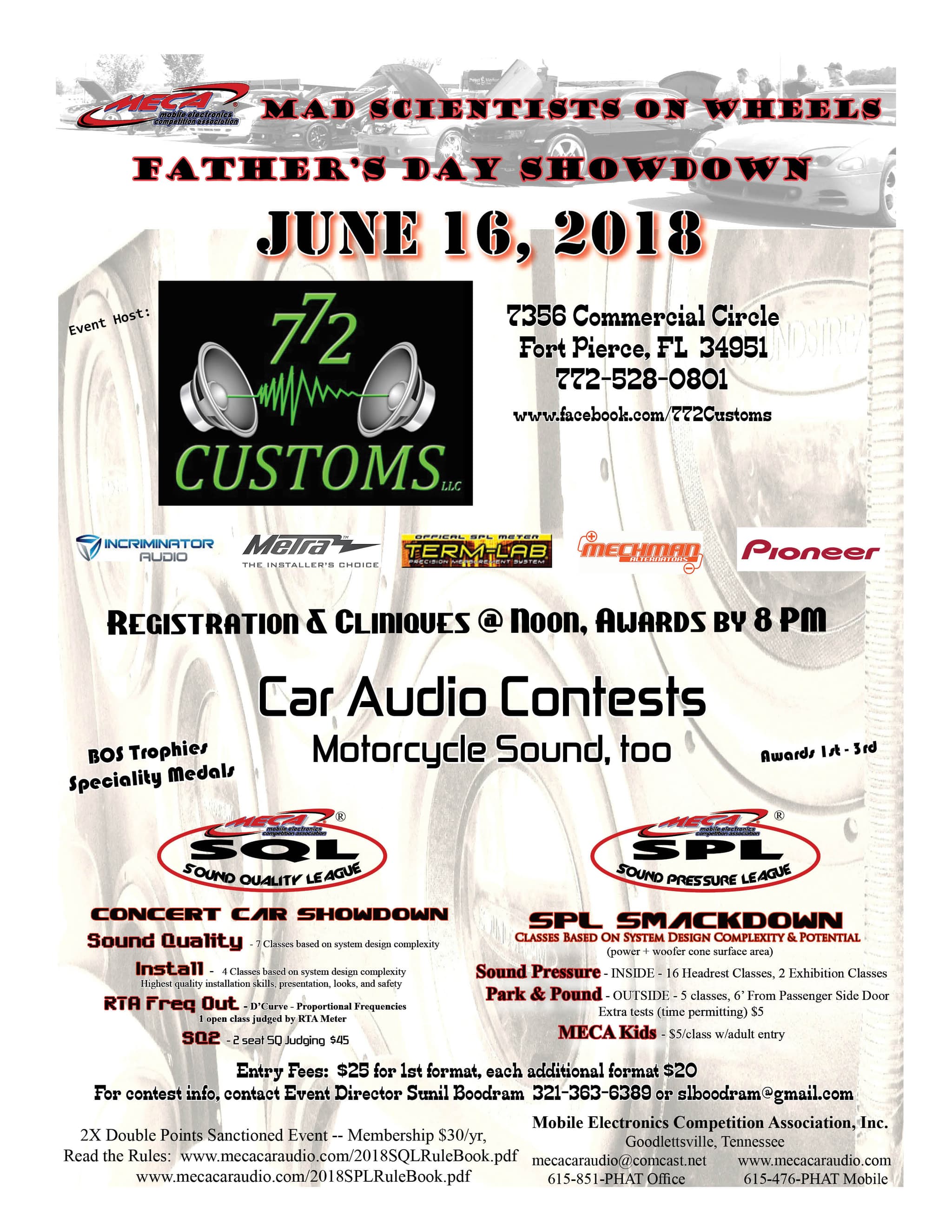 Father's Day Showdown Flyer