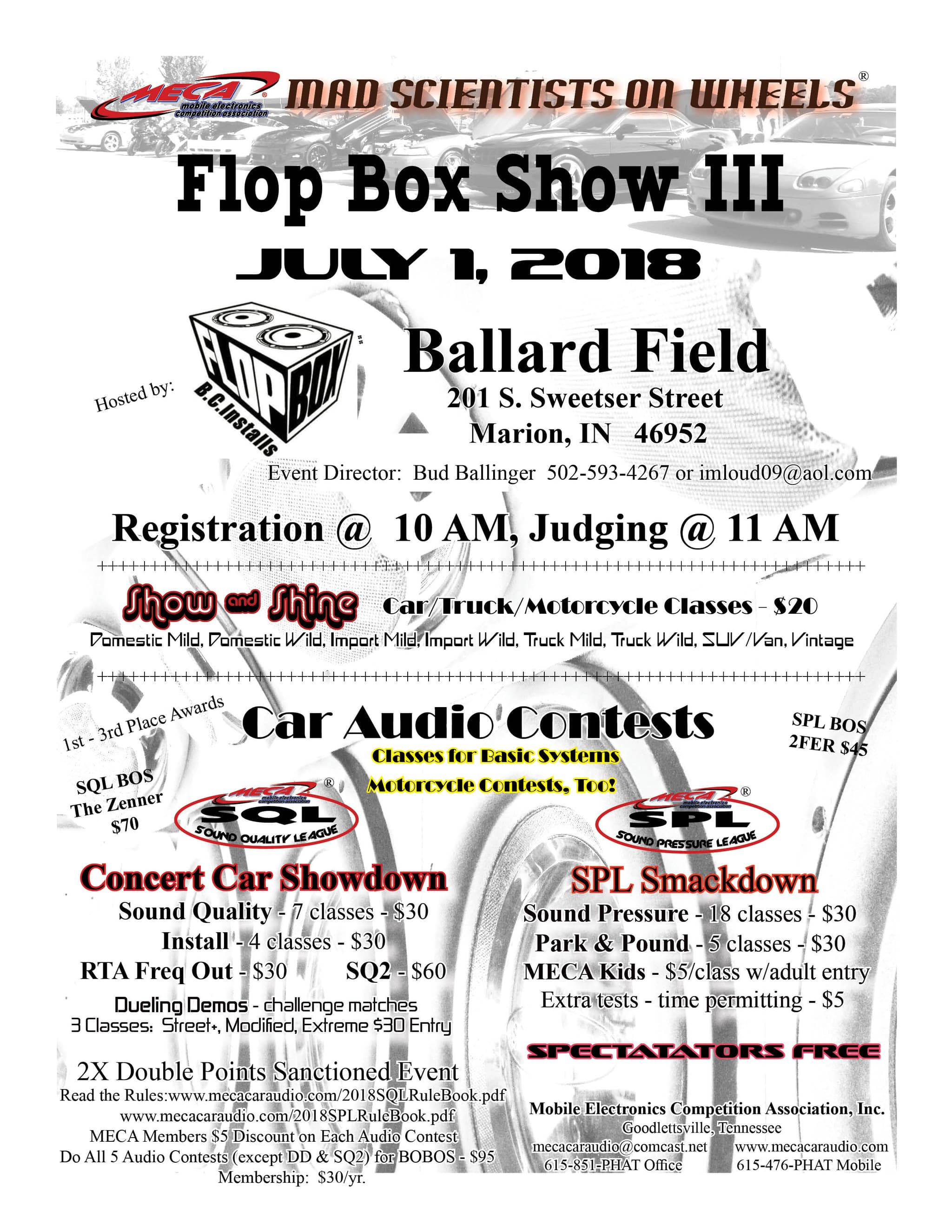 FlopBox Show III Flyer