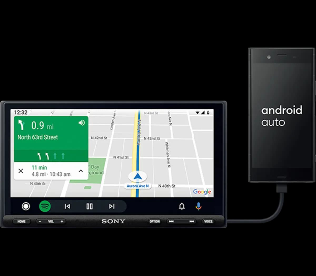 Sony 6.95” High Power CarPlay/ Android Auto Media Receiver