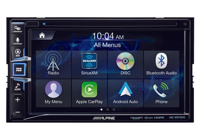 6.5-Inch CD/DVD Receiver with GPS Navigation