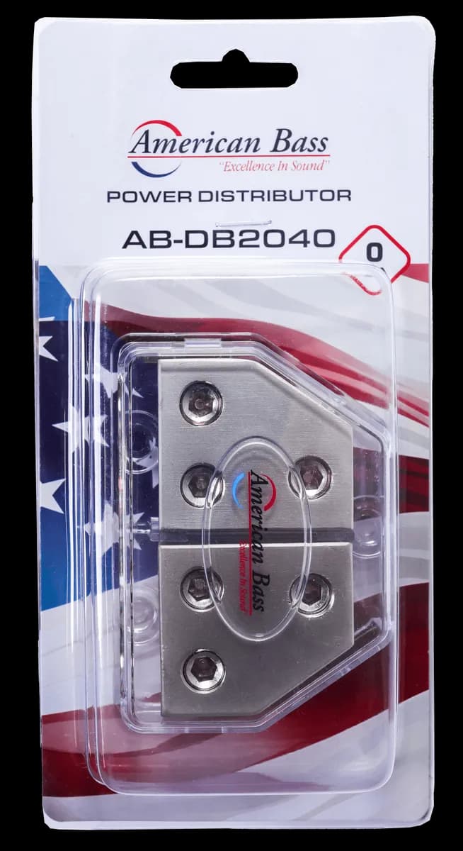 American Bass AB-DB2040 — 0 Gauge Power Distribution Block