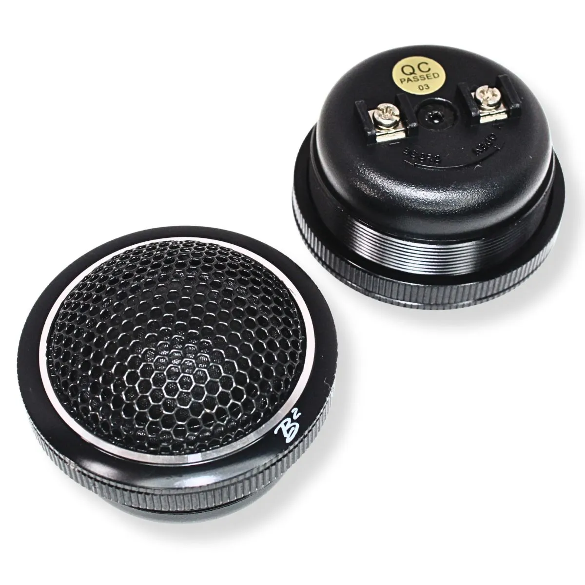 Pair of Mani Series 1.5" 15 Watts RMS 4 Ohms Flush Mount Sound Quality Tweeters