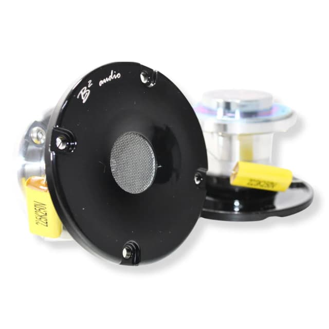 RAGE Series Pair of 1" 4-Ohm 20 Watt RMS Shallow Mount Compression Drivers, OD 3.15" w/ Horn RAGE CDR