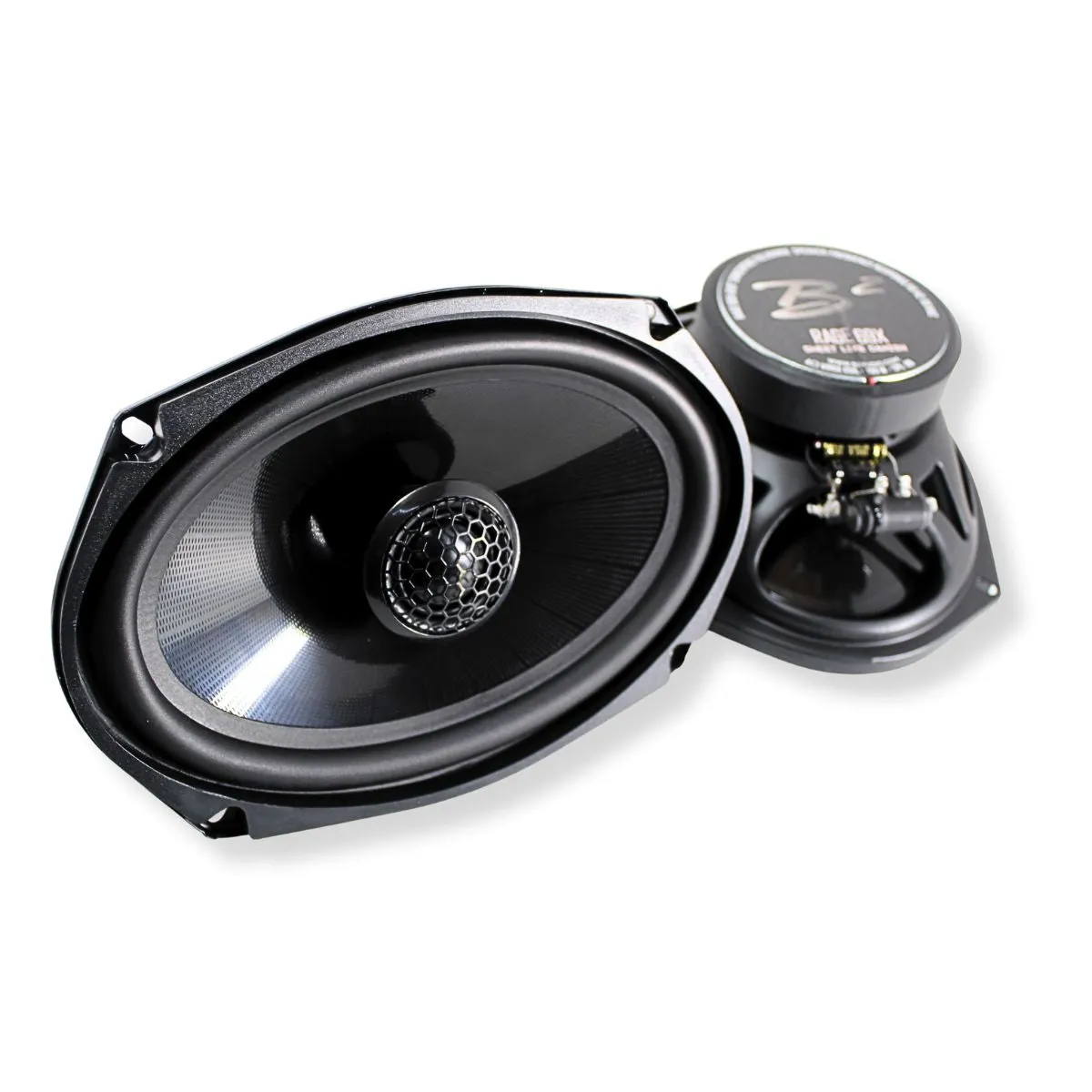 RAGE Series Pair of 6x9" 4-Ohm 100 Watt RMS Coaxial Mid To High End Speakers RAGE69X