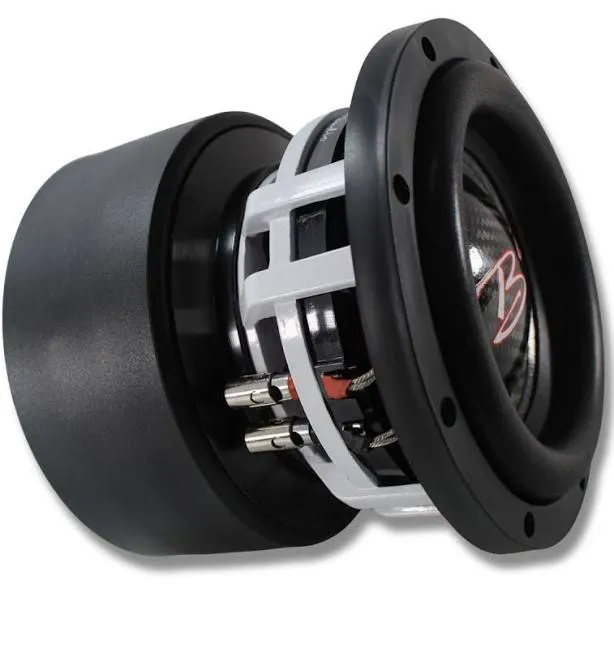 RAMPAGE Competition Series 6.5" 1000 Watt RMS Carbon Fiber 2" Voice Coil Subwoofer