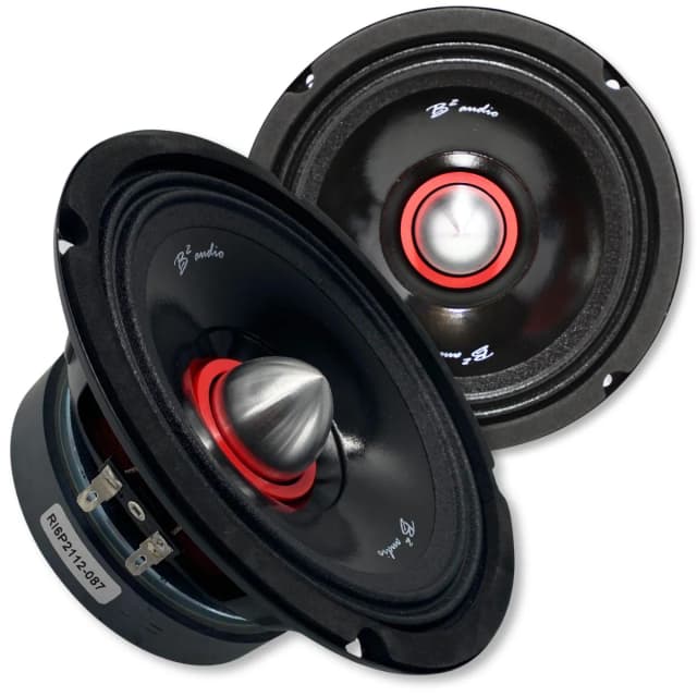 RIOT Series 6.5" 4-Ohm 100W RMS Mid-Range Speakers UV-Coated Cone, Sold in Pairs RIOT6P
