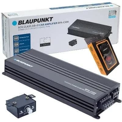 5-Channel Class AB + Class D Car Audio Amplifier