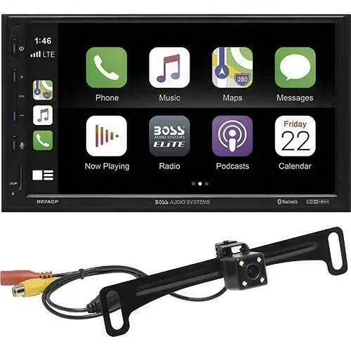 Restored Boss Audio Systems Elite BE7ACP-C Apple CarPlay Android Auto Car Stereo System