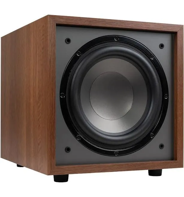 10" 180W Powered Subwoofer Wood