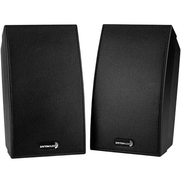 2-Way Satellite Speaker Pair Black