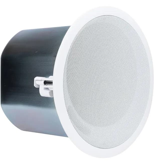 8" 70V Commercial In-Ceiling Speaker with Metal Enclosure