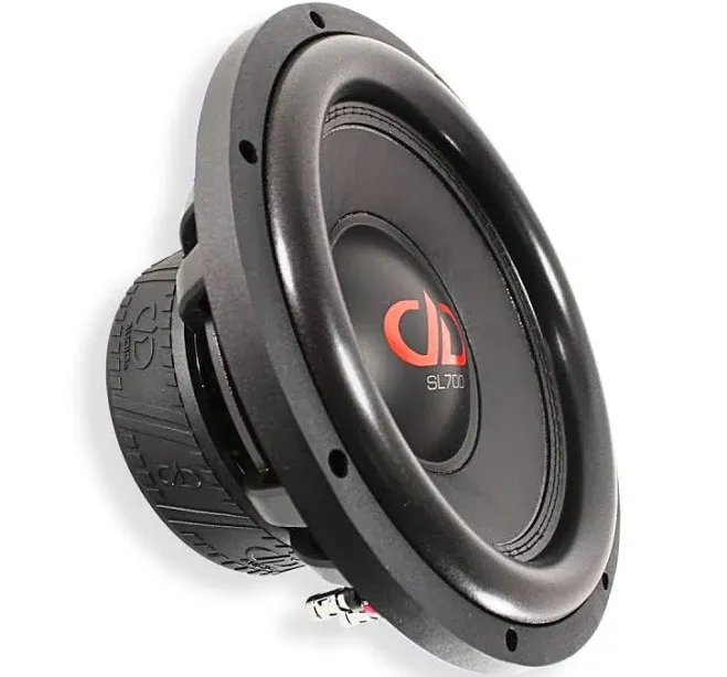 DD Audio Digital Designs SL712-D4 12" 1000W RMS Dual 4-Ohms Hi-Def Shallow Subwoofer