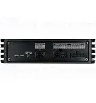 Deaf Bonce M8-DSP DSP - Black rectangular chassis with multiple input/output connectors, likely for audio tuning. No visible specs on channel count, sample rate, or Bluetooth capability. Features a sleek design with possible LED indicators.