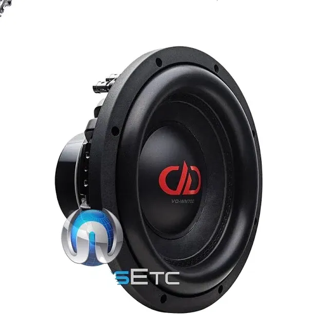 DD AUDIO VO-WN710-D2 Digital Designs 10" 1200W RMS DUAL 2-OHM PRO AUDIO NEO WOOFER BASS SPEAKER | 1000-1499W | Non-Enclosed Non-Powered