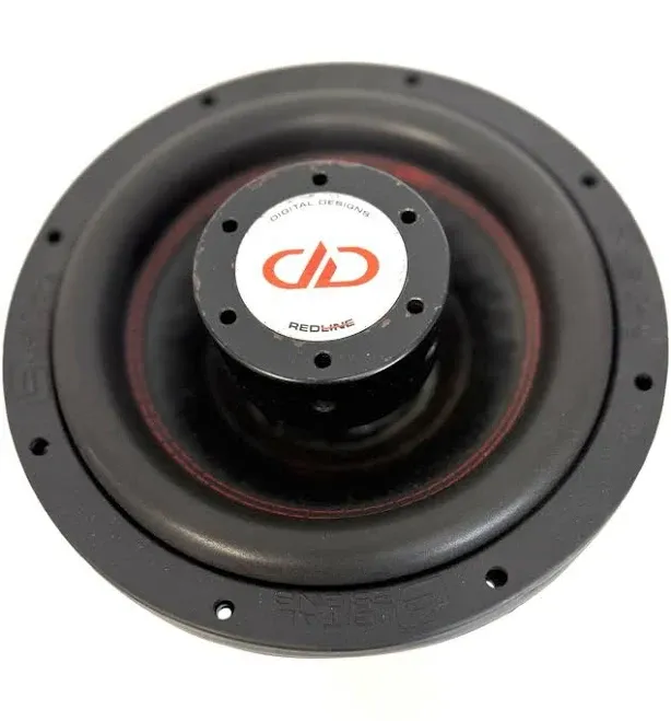 Design DD-SL710 10" D4 1600 Watts Slimline Evo Tweeters Subwoofer