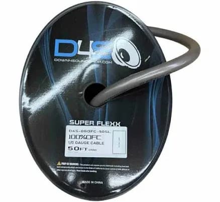 1/0 Tinned OFC Wire (Silver) - By the Foot