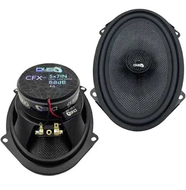 CFXT57 5X7" (6"X8") 210W RMS Coaxial Speakers (Pair)