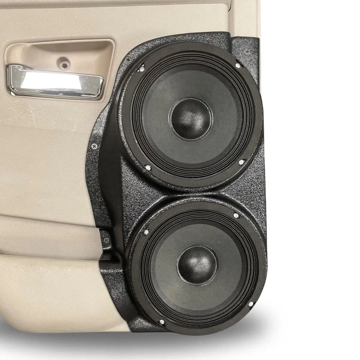 DOWN4SOUND Dual 6.5" Speaker Pods for the Rear Door of a 05-10 Jeep Grand Cherokee