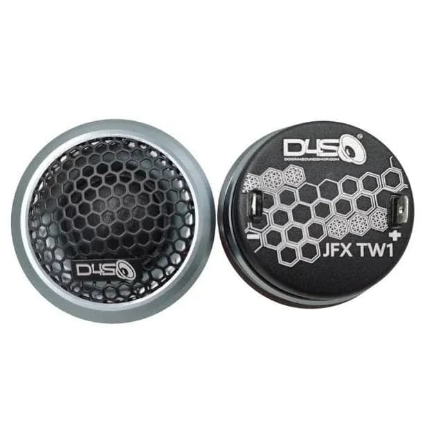 JFXTW1 - 1 INCH CAR AUDIO SILK DOME TWEETERS - 100W RMS ( PAIR )