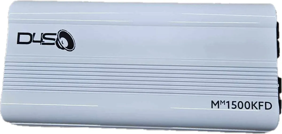 DOWN4SOUND MM1500KFD (MINI MAXX) - WHITE GLOSS | 1500W RMS MINI FULL BRIDGE AMPLIFIER