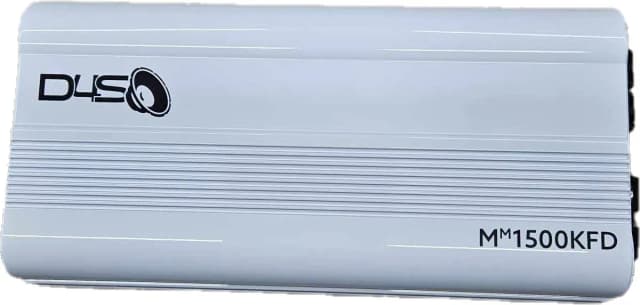 DOWN4SOUND MM1500KFD (MINI MAXX) - WHITE GLOSS | 1500W RMS MINI FULL BRIDGE AMPLIFIER