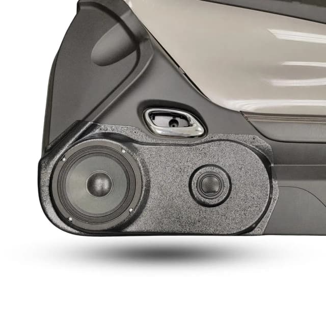 DOWN4SOUND Single 6.5" and Single Tweeter Speaker Pods for the Front Door of a 10-15 Chevrolet Camaro