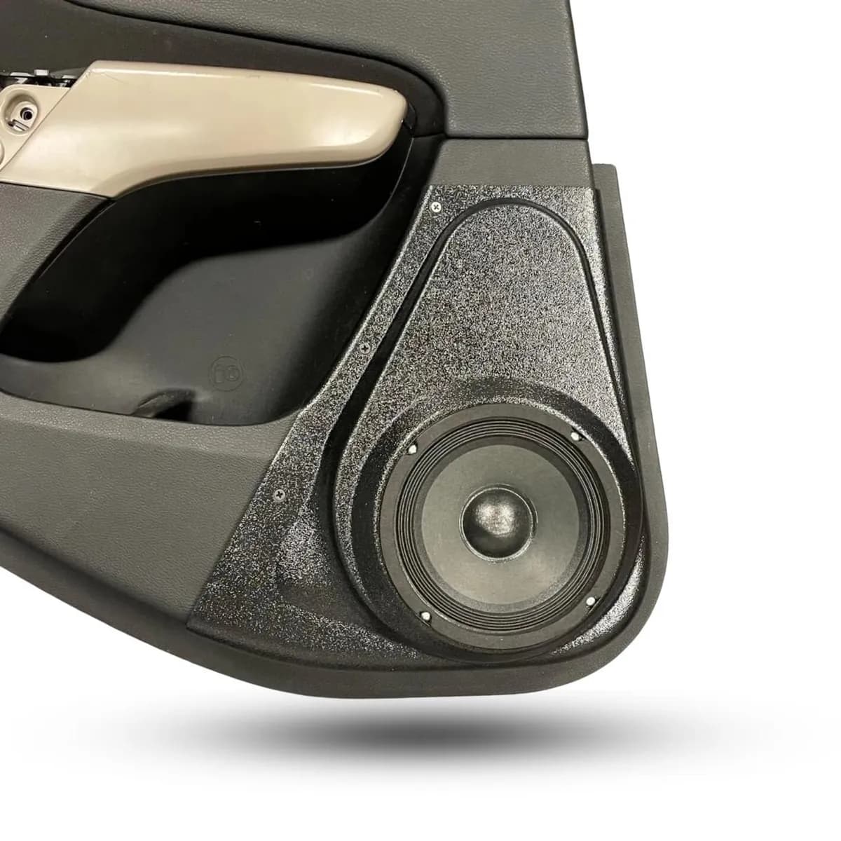 DOWN4SOUND Single 6.5" Speaker Pods for the Rear Door of a 14-23 Jeep Cherokee