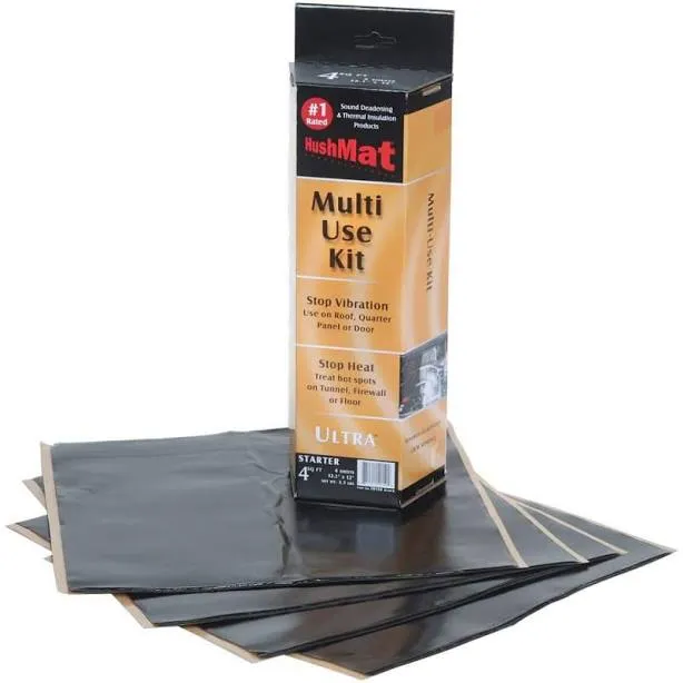 Multi-Use Kit – Automotive Thermal Insulation & Sound Deadening (3.7 Sq Ft, Silver Foil)