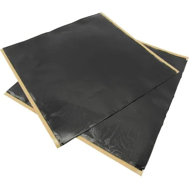 Speaker Kit – Sound Deadening Material - Maximize Sound & Eliminate Vibration (1.4 Sq Ft, Black Foil)