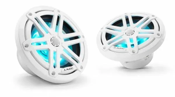 M3 Series Marine Coaxial Speakers w White Sport Grilles