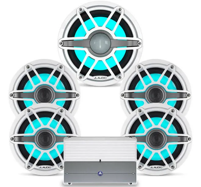 M6 6.5" 4 Speakers + 1 Subwoofer Stereo Package