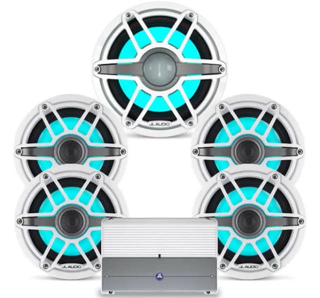 M6 6.5" 4 Speakers + 1 Subwoofer Stereo Package