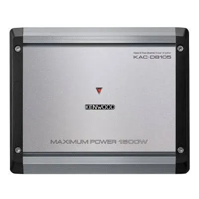 Kenwood D-Series 5-Channel 800W RMS 2-Ohm Class-D Amplifier KAC-D8105