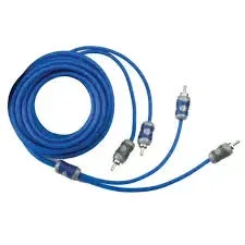 4-Channel Silver-Tinned OFC Interconnect 6 Meter RCA Cable