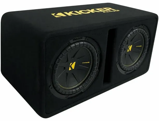 CompC Dual 10" 1000W 2-Ohm Loaded Subwoofer Enclosure 50DCWC102