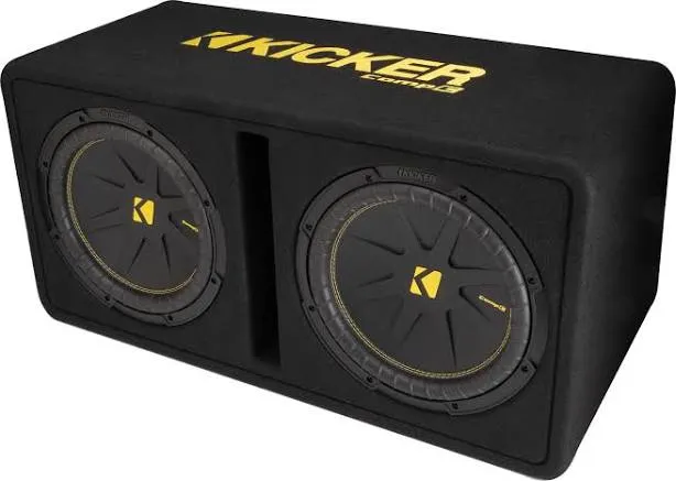 CompC Dual 12" 600W RMS 2-Ohm Subwoofer Ported Enclosure / 50DCWC122