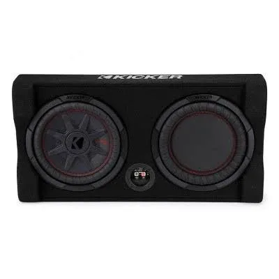 CompRT 10" 800W Peak 2-Ohm Subwoofer in Down Firing Enclosure 48TRTP102