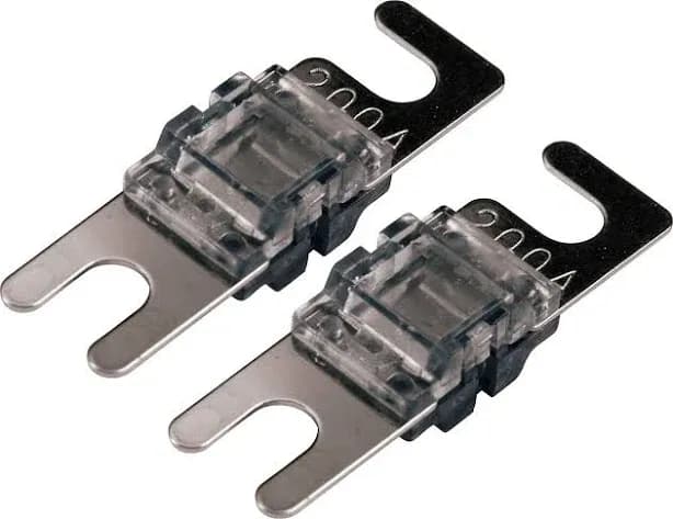 Pair Of 200 AMP Platinum Plated AFS High AMP Fuses