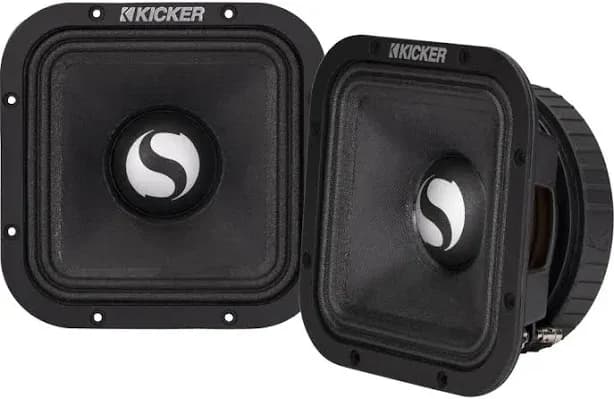 Street Series 7" Square Midrange 8 Ohm 500 Watt Peak Speakers