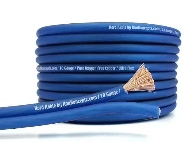 konceptz Kord Ultra Flex OFC 10 Gauge Copper Speaker Wire Cable