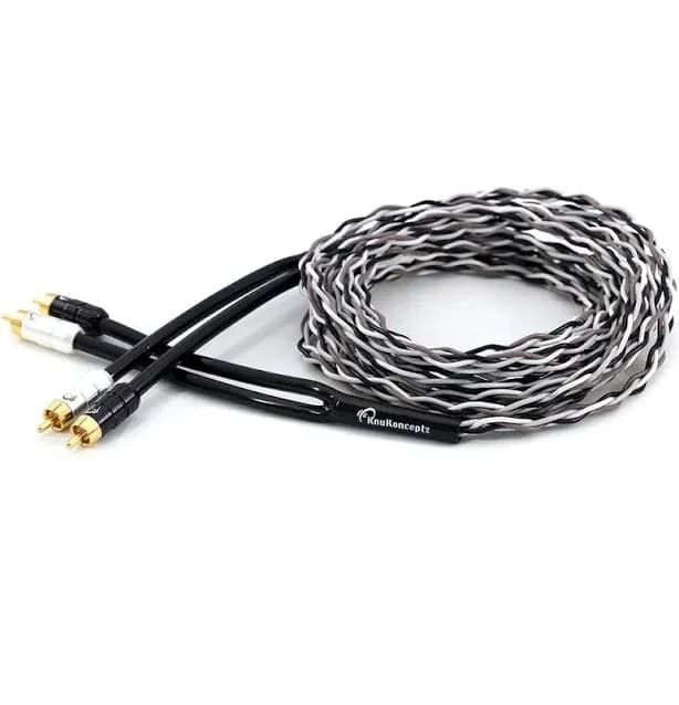 konceptz Krux Interlaced 3D Copper Twisted Pair RCA Cable