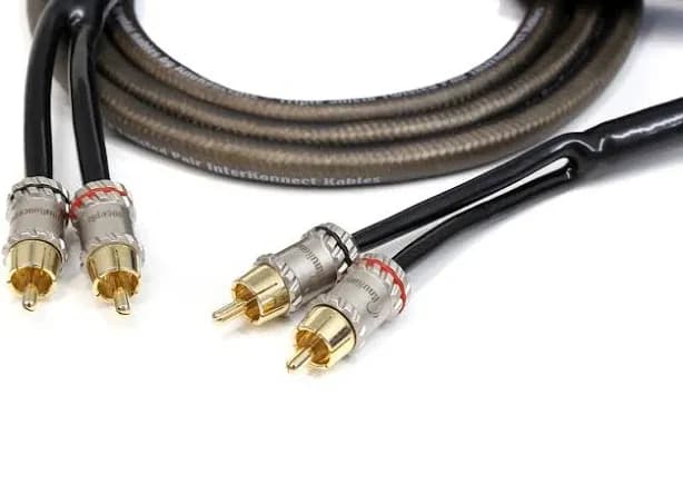 konceptz Krystal Kable 2 Channel Twisted Pair Ofc Rca Cable 1/2m To