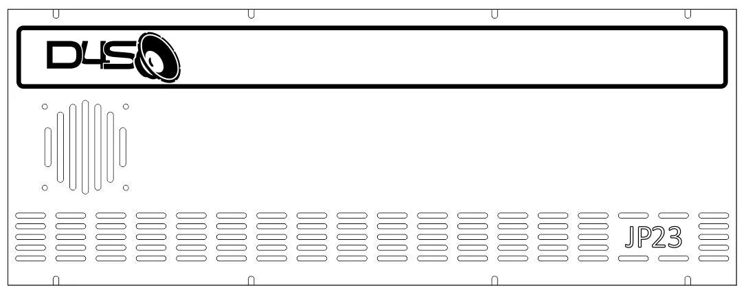 JP Amplifier Backplate (Down4Sound)