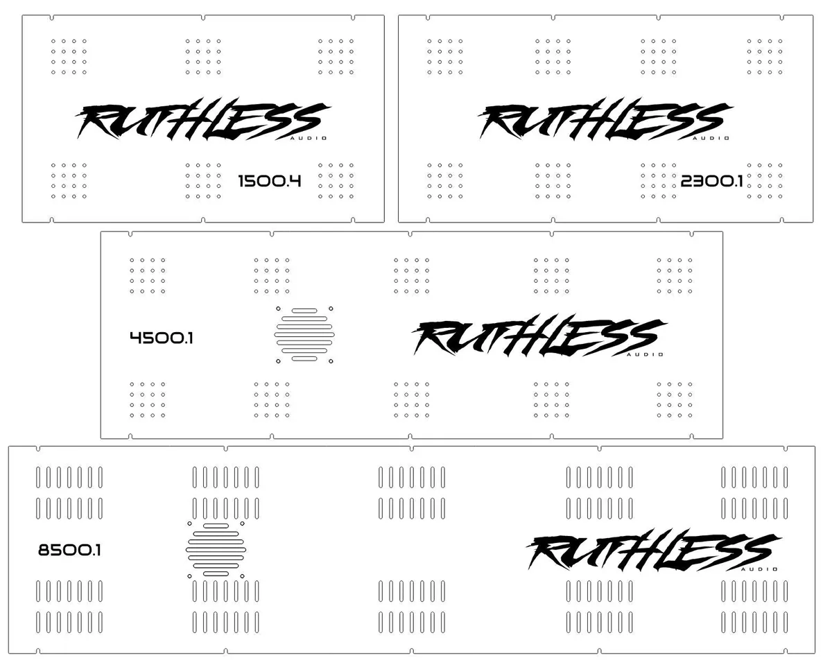 Ruthless Audio Acrylic Backplate