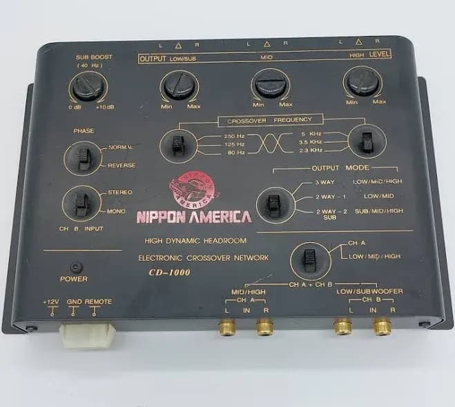 CD-1000 Crossover Subwoofer Amplifier As
